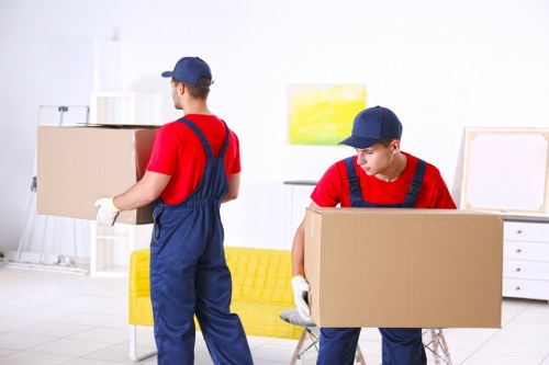 Commercial moving team planning an office relocation in Paddington