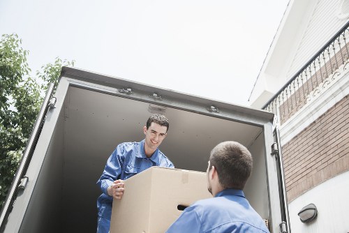 Busy moving team completing a fast Paddington relocation