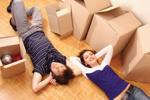 Staff wearing PPE during a professional removal service