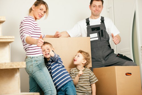 Local man and van helping with a flat relocation in Paddington
